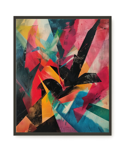 Color Fragmentation Canvas Print