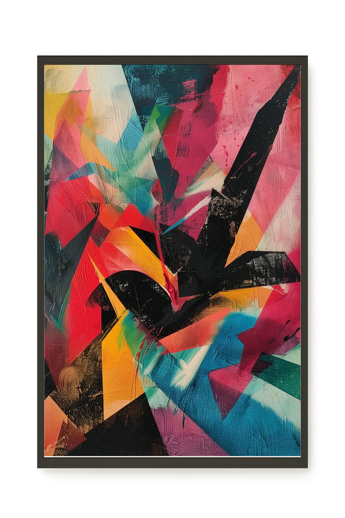 Color Fragmentation Canvas Print
