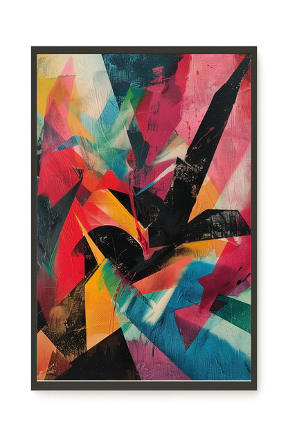 Color Fragmentation Canvas Print