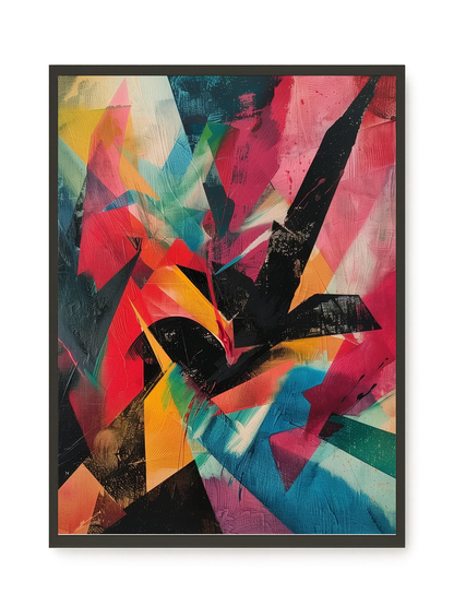 Color Fragmentation Canvas Print