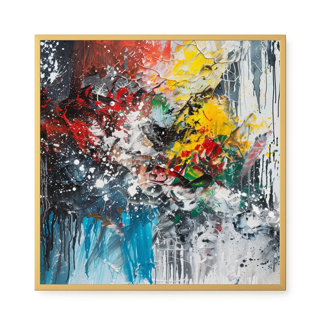 Chromatic Chaos Canvas Wall Art