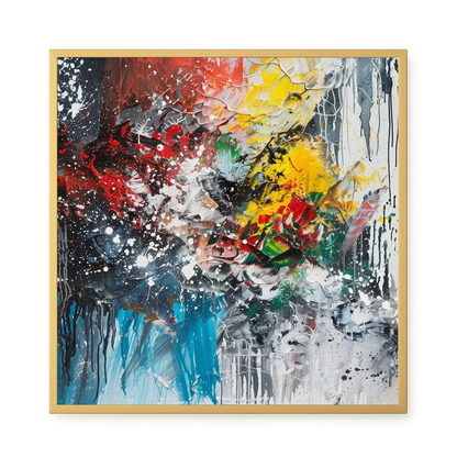 Chromatic Chaos Canvas Wall Art
