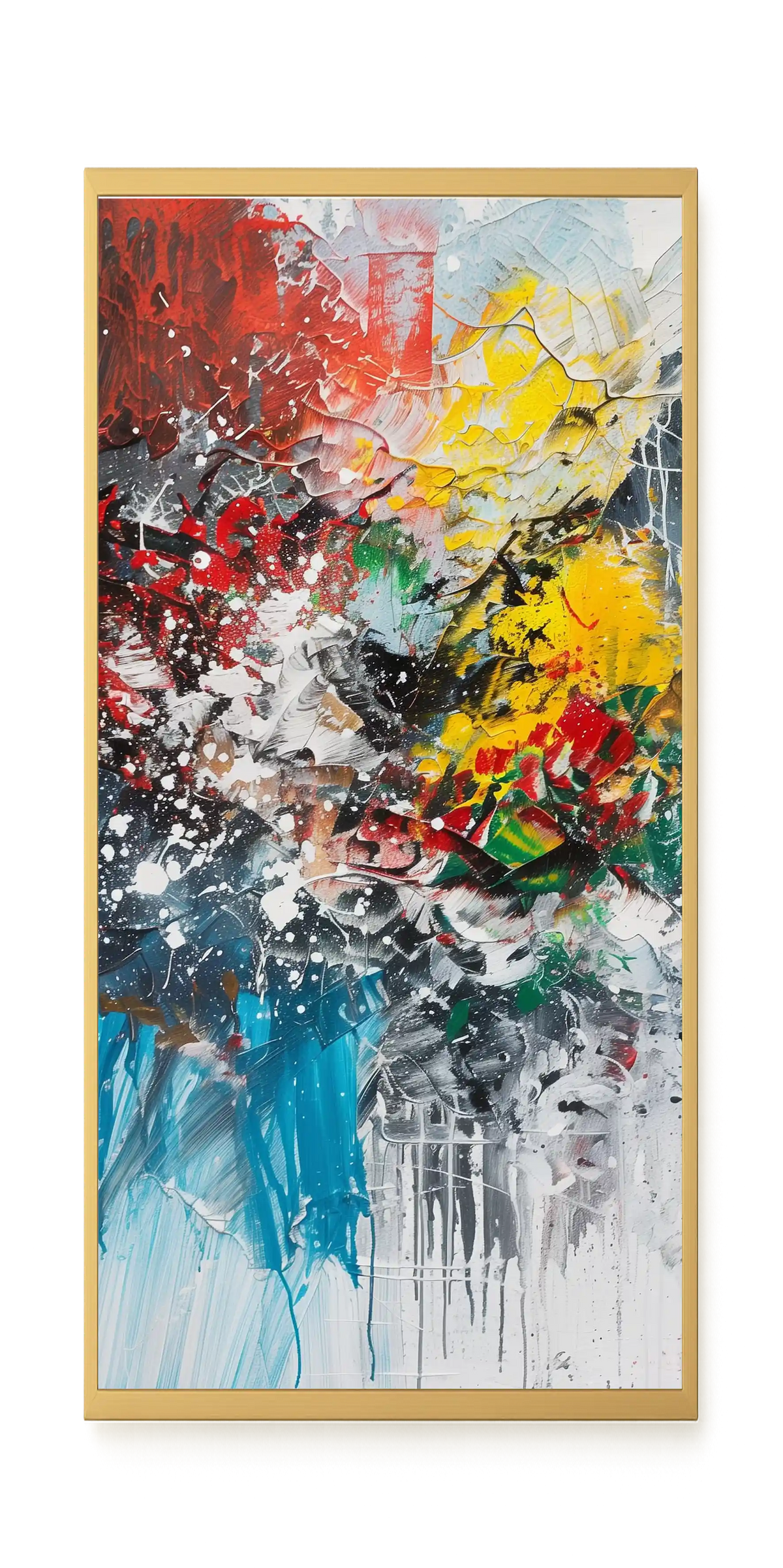 Chromatic Chaos Canvas Wall Art