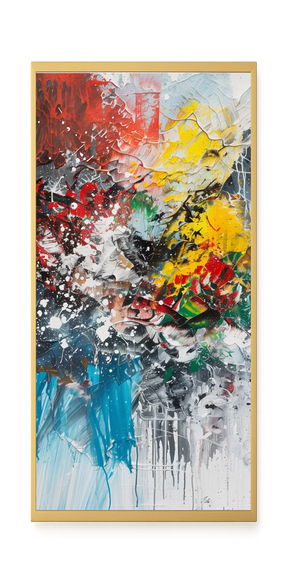Chromatic Chaos Canvas Wall Art