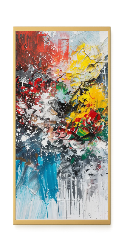 Chromatic Chaos Canvas Wall Art
