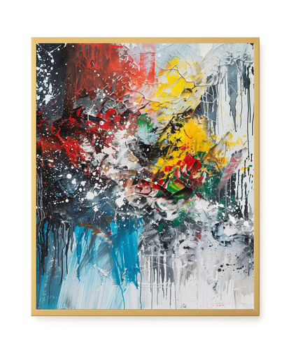 Chromatic Chaos Canvas Wall Art