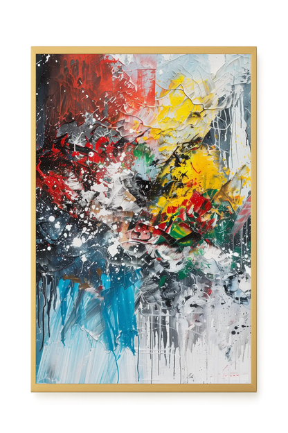 Chromatic Chaos Canvas Wall Art