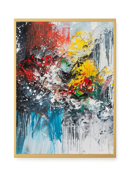 Chromatic Chaos Canvas Wall Art