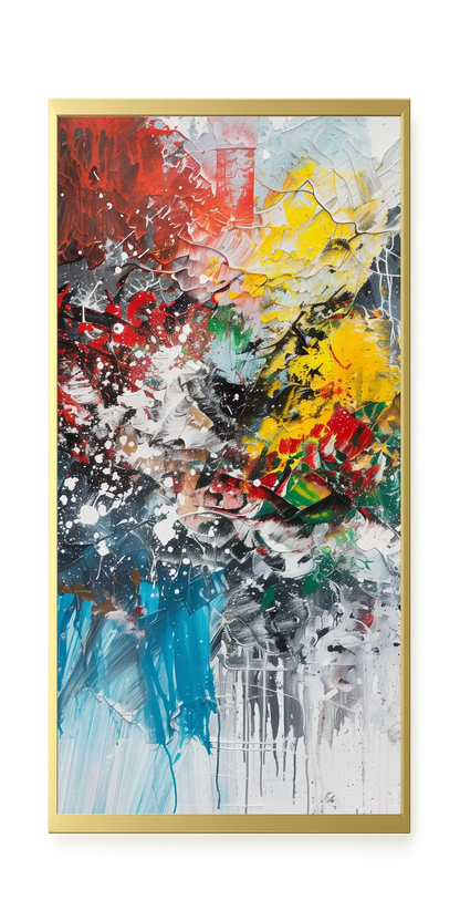 Chromatic Chaos Canvas Wall Art