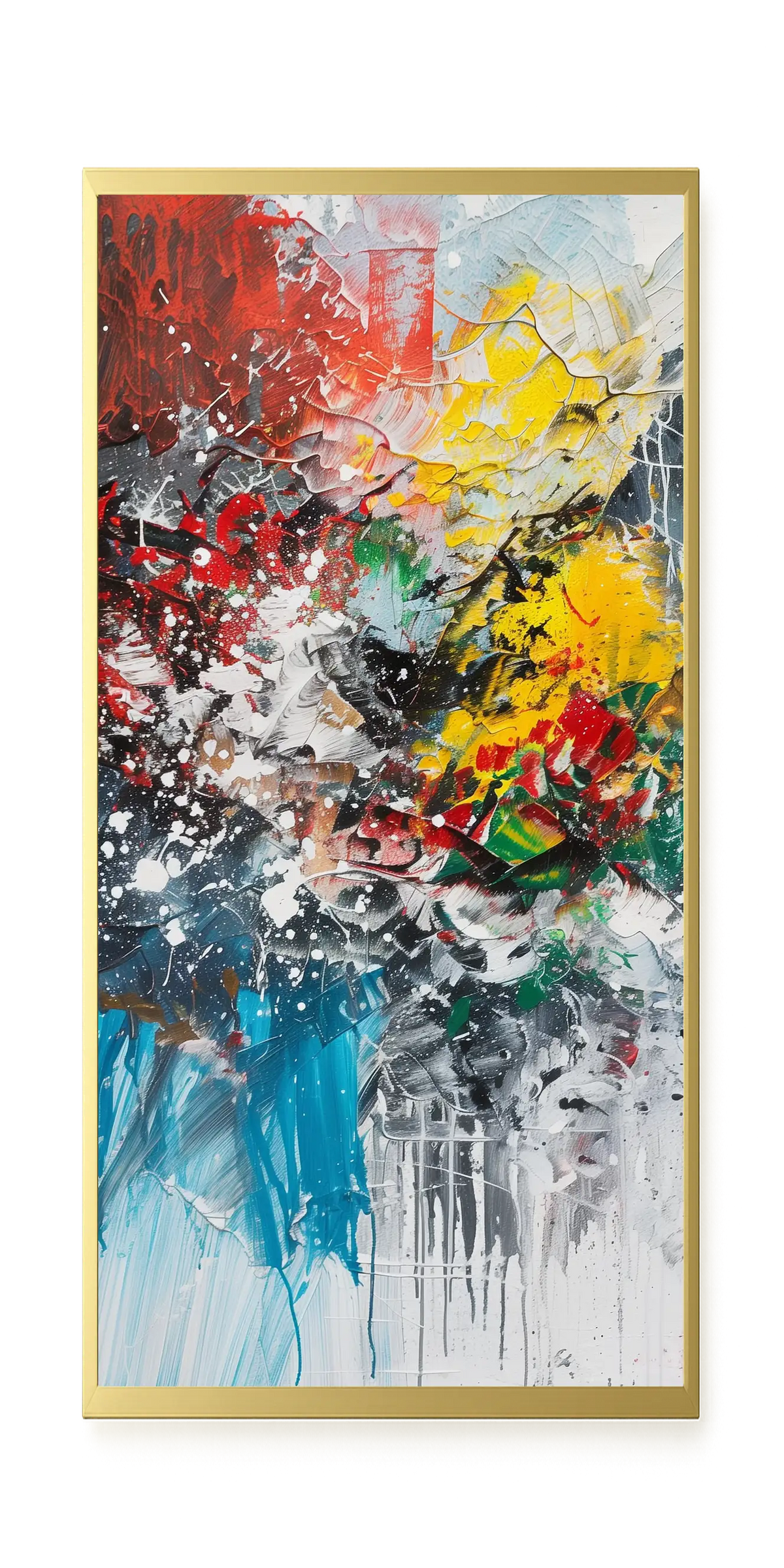 Chromatic Chaos Canvas Wall Art