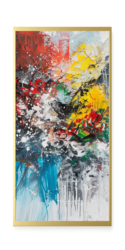 Chromatic Chaos Canvas Wall Art