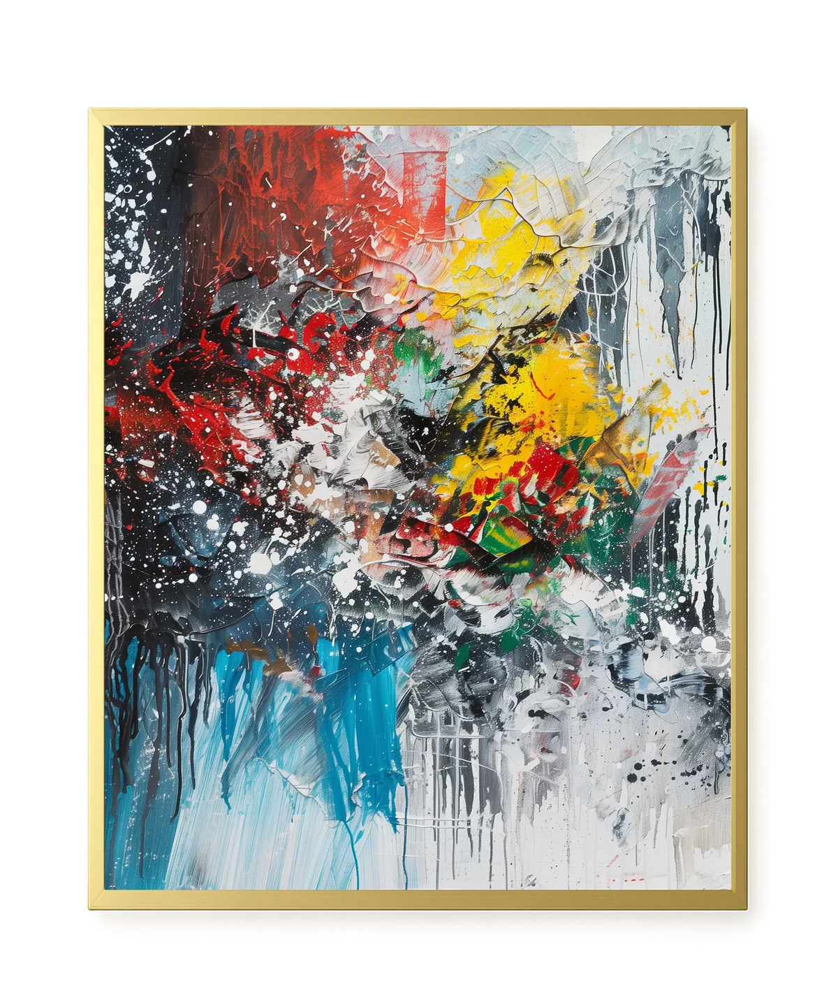 Chromatic Chaos Canvas Wall Art