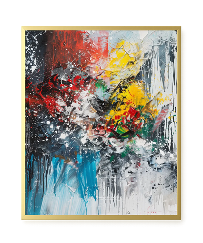 Chromatic Chaos Canvas Wall Art