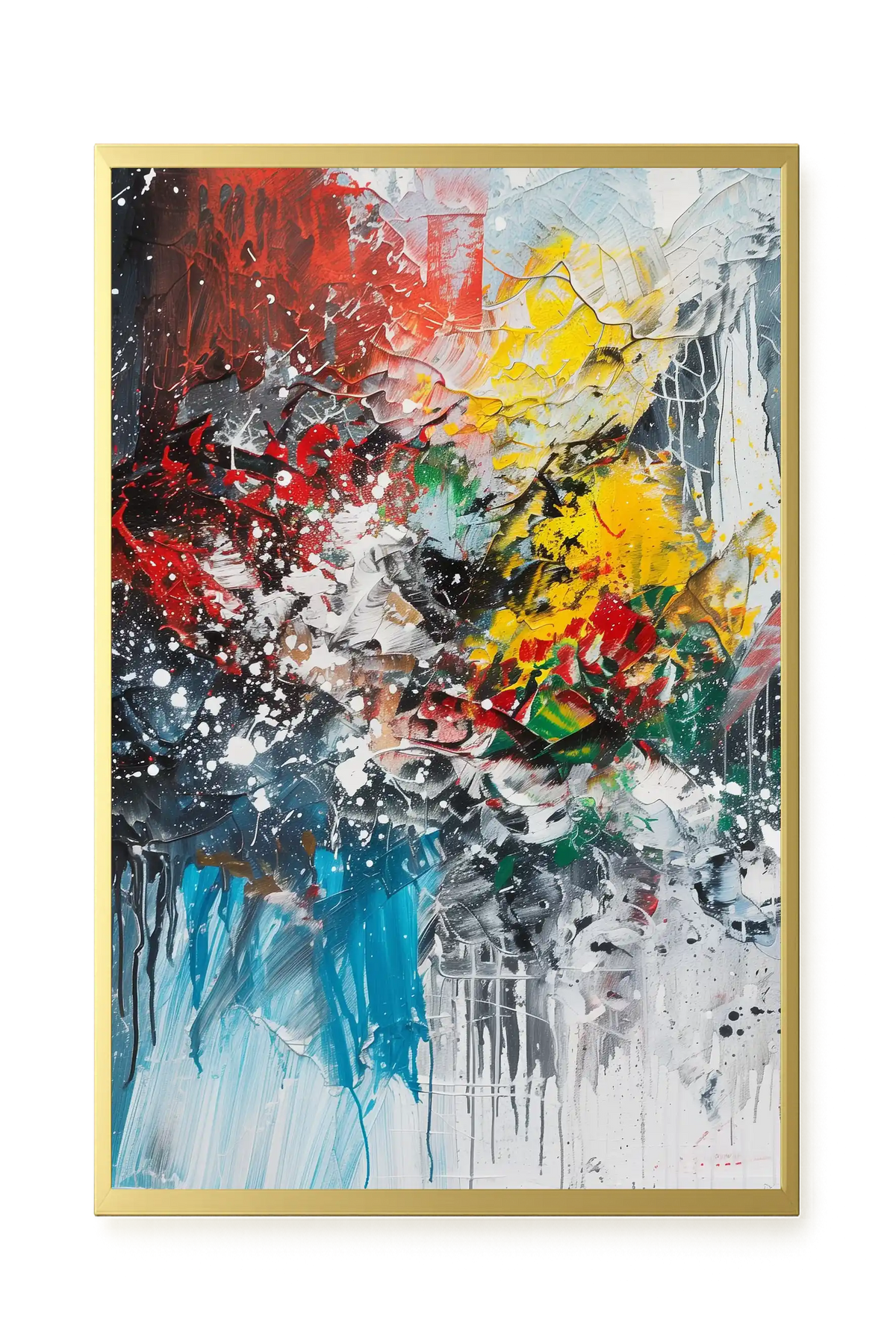 Chromatic Chaos Canvas Wall Art