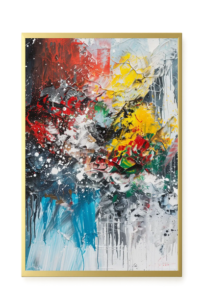 Chromatic Chaos Canvas Wall Art