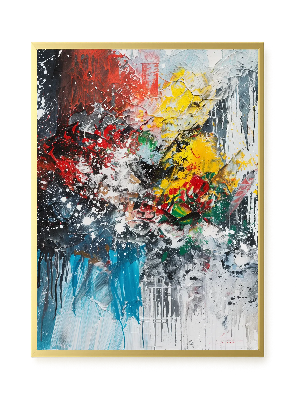 Chromatic Chaos Canvas Wall Art