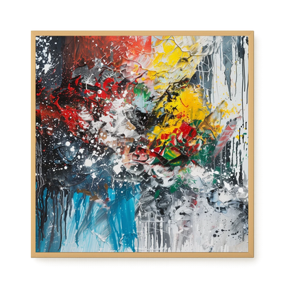 Chromatic Chaos Canvas Wall Art