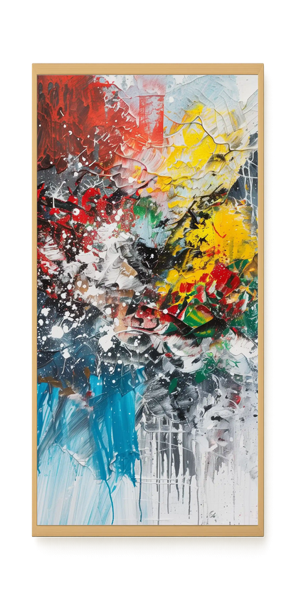 Chromatic Chaos Canvas Wall Art