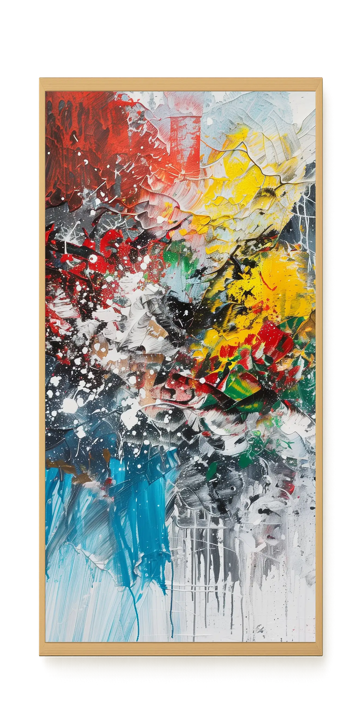 Chromatic Chaos Canvas Wall Art