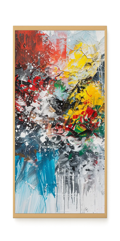 Chromatic Chaos Canvas Wall Art