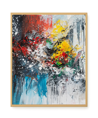 Chromatic Chaos Canvas Wall Art