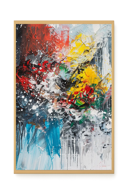 Chromatic Chaos Canvas Wall Art