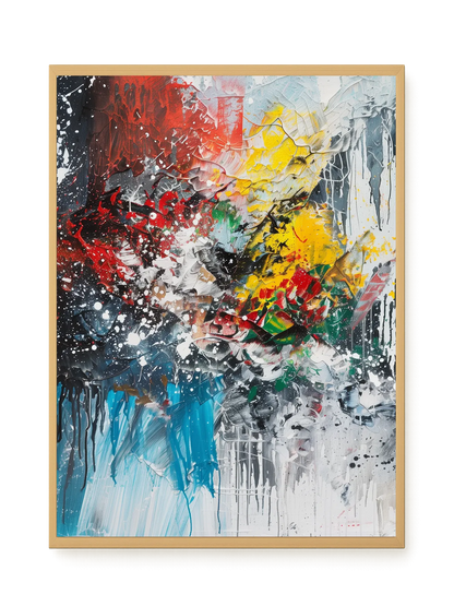 Chromatic Chaos Canvas Wall Art