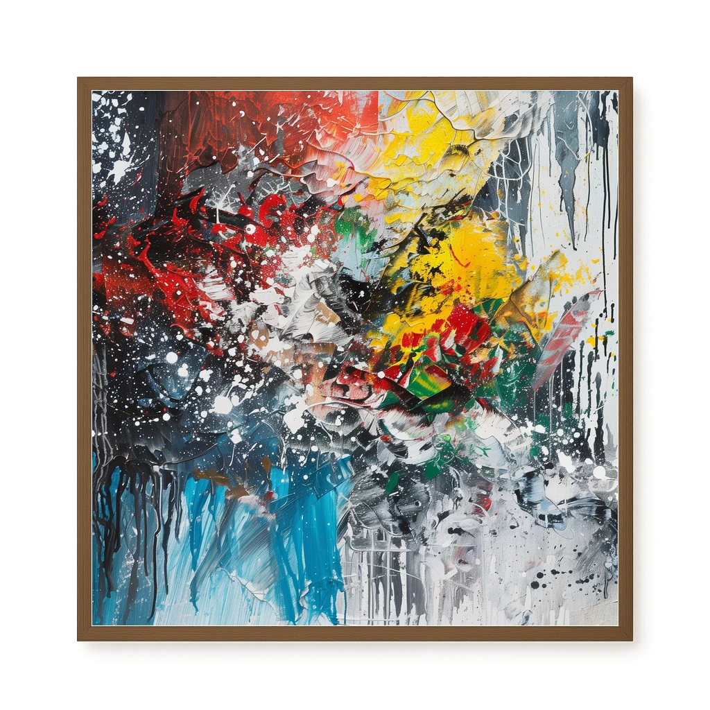 Chromatic Chaos Canvas Wall Art