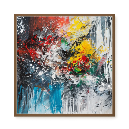 Chromatic Chaos Canvas Wall Art