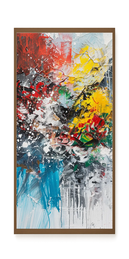 Chromatic Chaos Canvas Wall Art