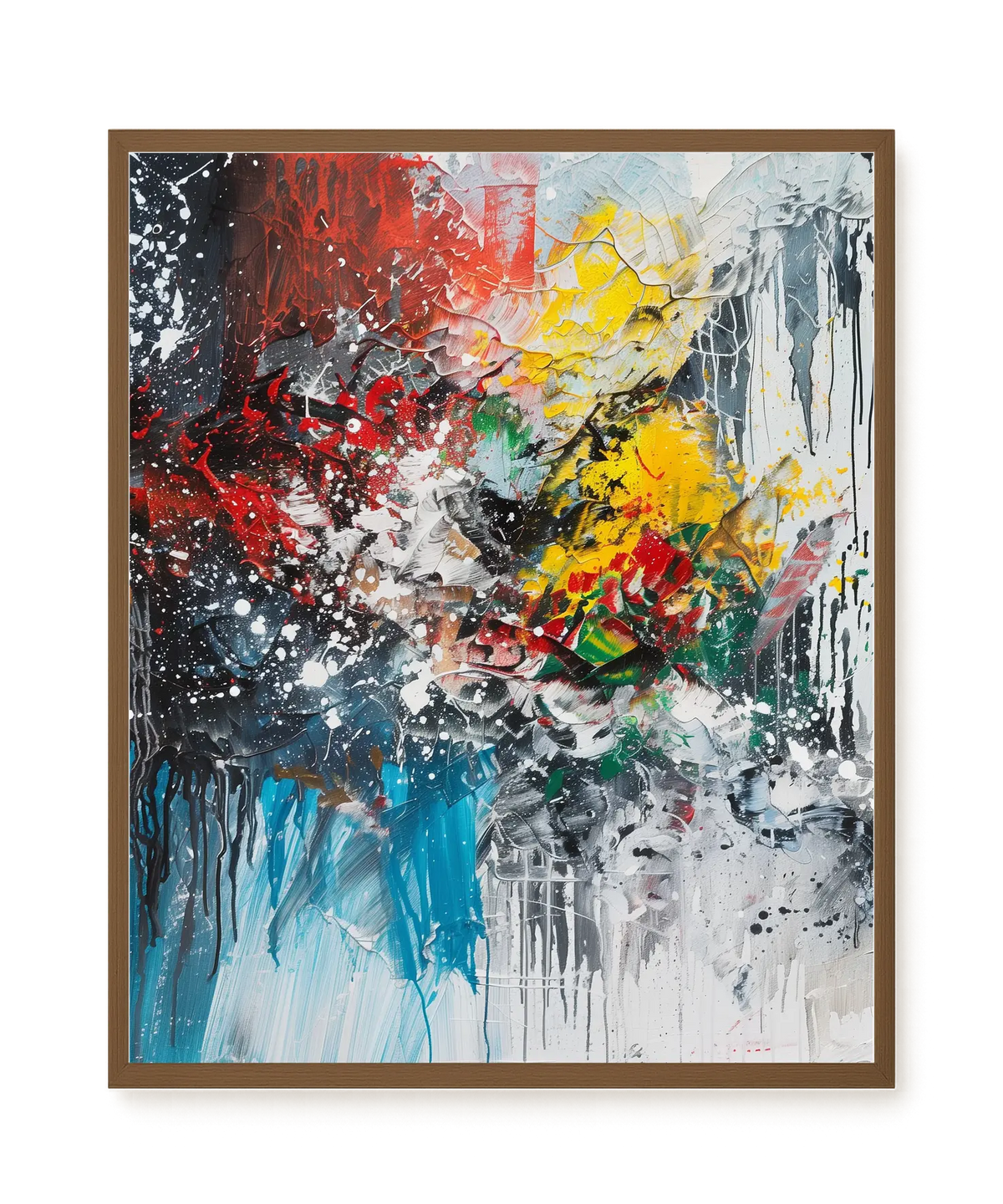 Chromatic Chaos Canvas Wall Art