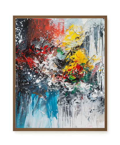 Chromatic Chaos Canvas Wall Art