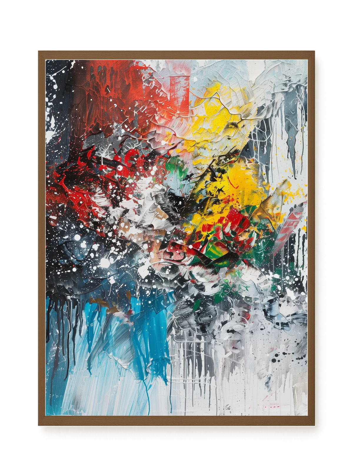 Chromatic Chaos Canvas Wall Art