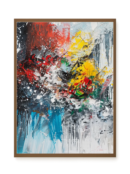 Chromatic Chaos Canvas Wall Art