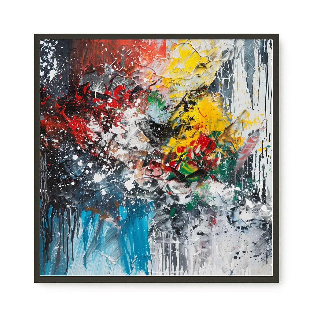 Chromatic Chaos Canvas Wall Art