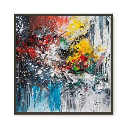 Chromatic Chaos Canvas Wall Art