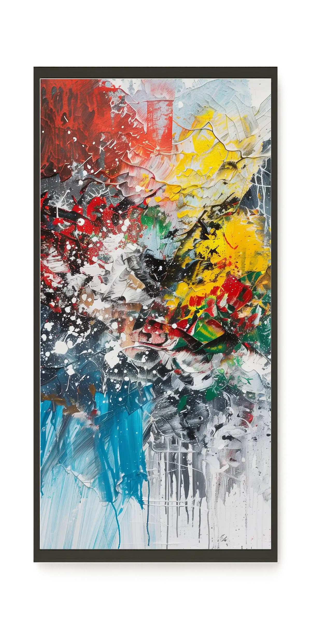 Chromatic Chaos Canvas Wall Art