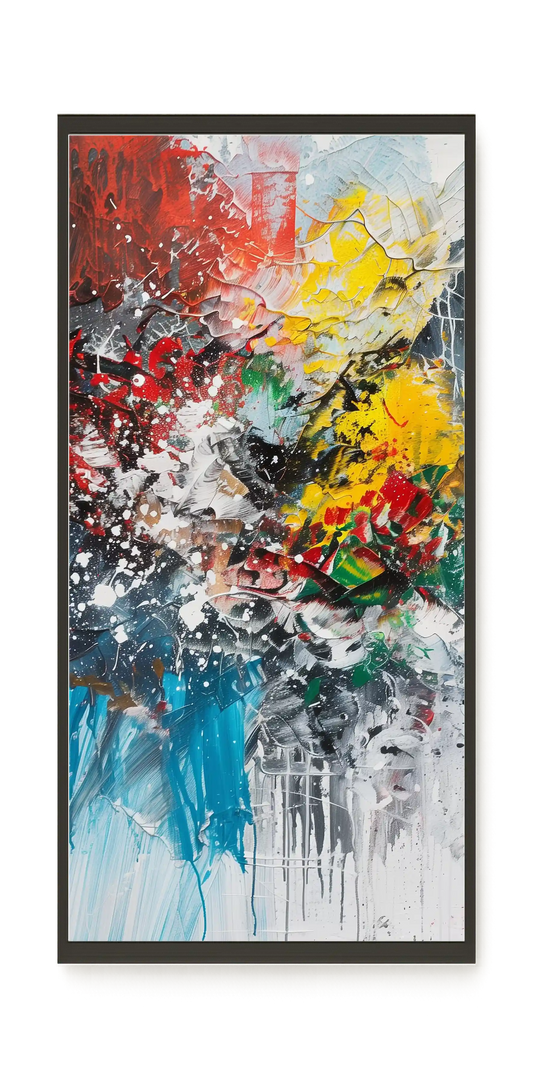 Chromatic Chaos Canvas Wall Art