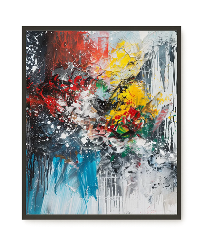 Chromatic Chaos Canvas Wall Art