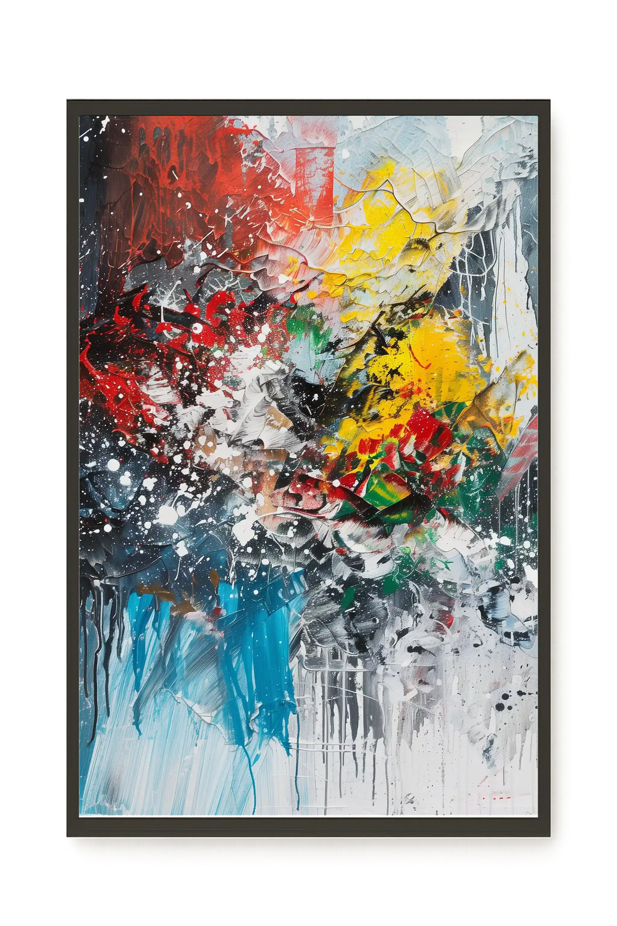 Chromatic Chaos Canvas Wall Art