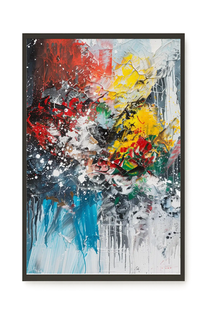 Chromatic Chaos Canvas Wall Art