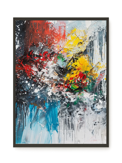 Chromatic Chaos Canvas Wall Art