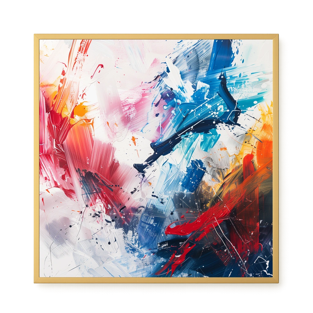 Emotional Collision Canvas Print