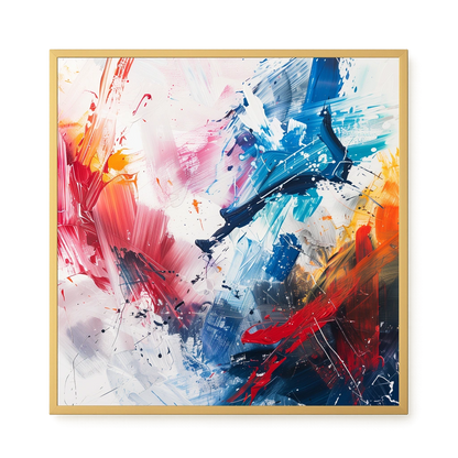 Emotional Collision Canvas Print