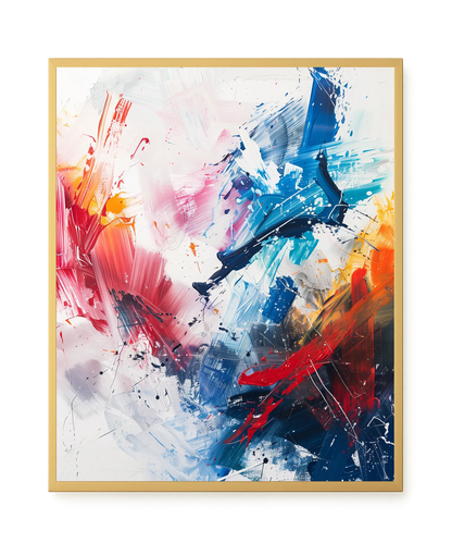 Emotional Collision Canvas Print