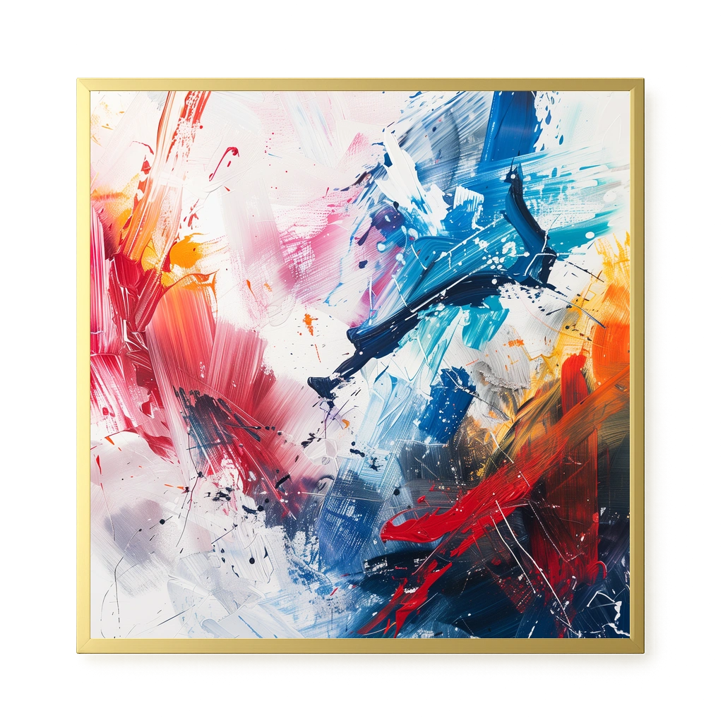 Emotional Collision Canvas Print