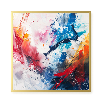Emotional Collision Canvas Print