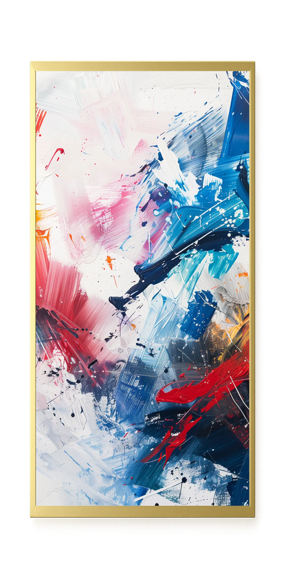 Emotional Collision Canvas Print