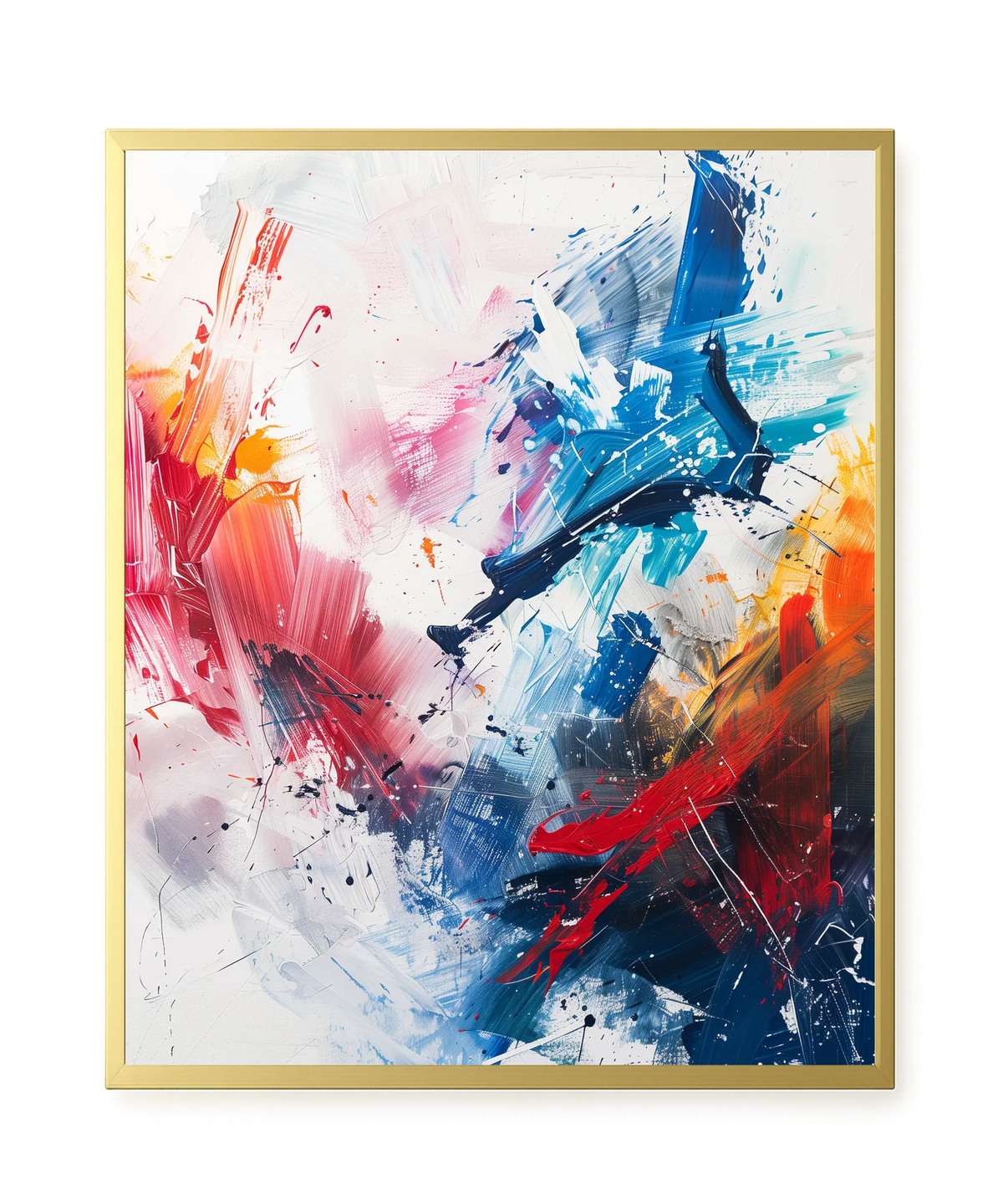 Emotional Collision Canvas Print