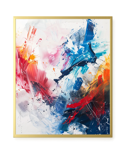 Emotional Collision Canvas Print